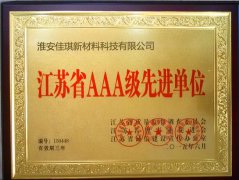 AAA級(jí)先進(jìn)單位